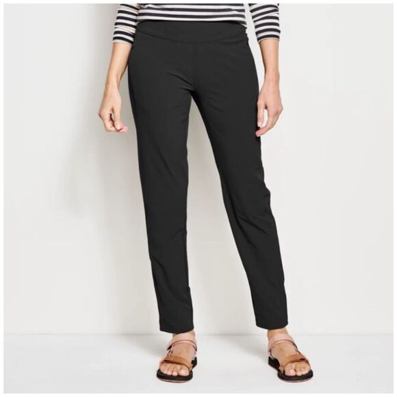 Orvis Tops - Orvis‎ Women's XL Black Pull-On Stretch Pants Career Office Casual Athleisure